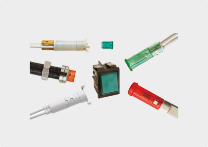 Pilotlampen / Schalter