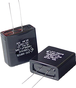 Aluminium-Elektrolytkondensator in kubischer Form