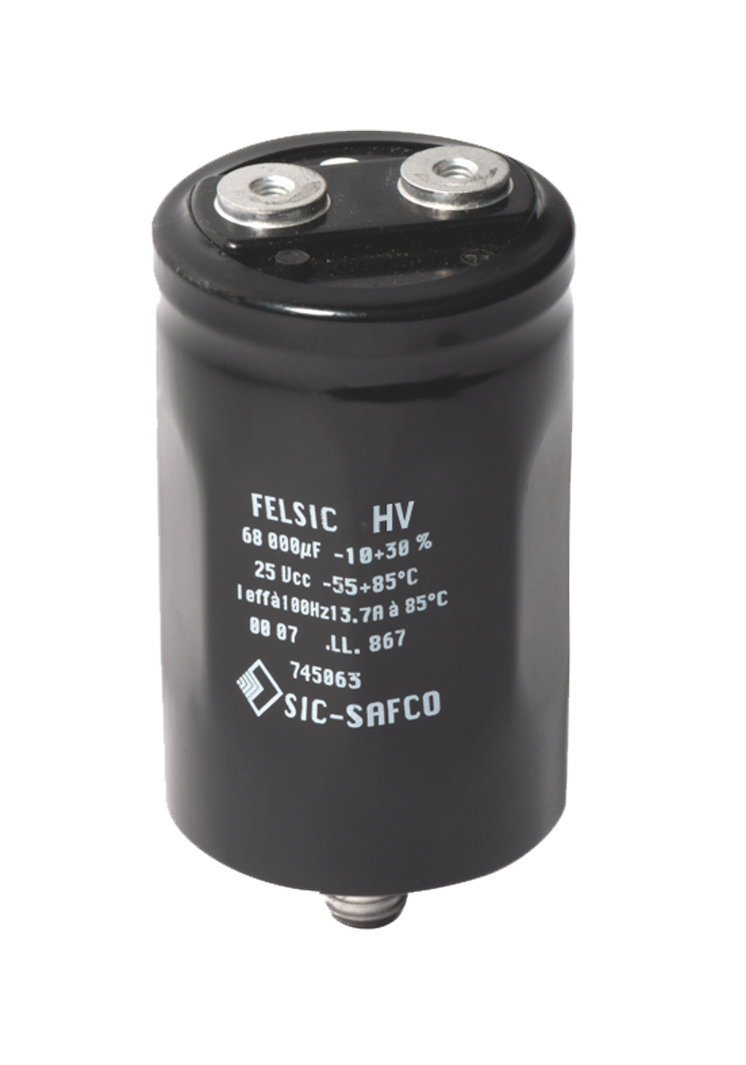 Aluminium Elektrolytkondensatoren mit Schraubanschluss